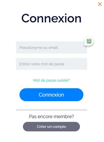 Connexion des membres du Simsinos Casino